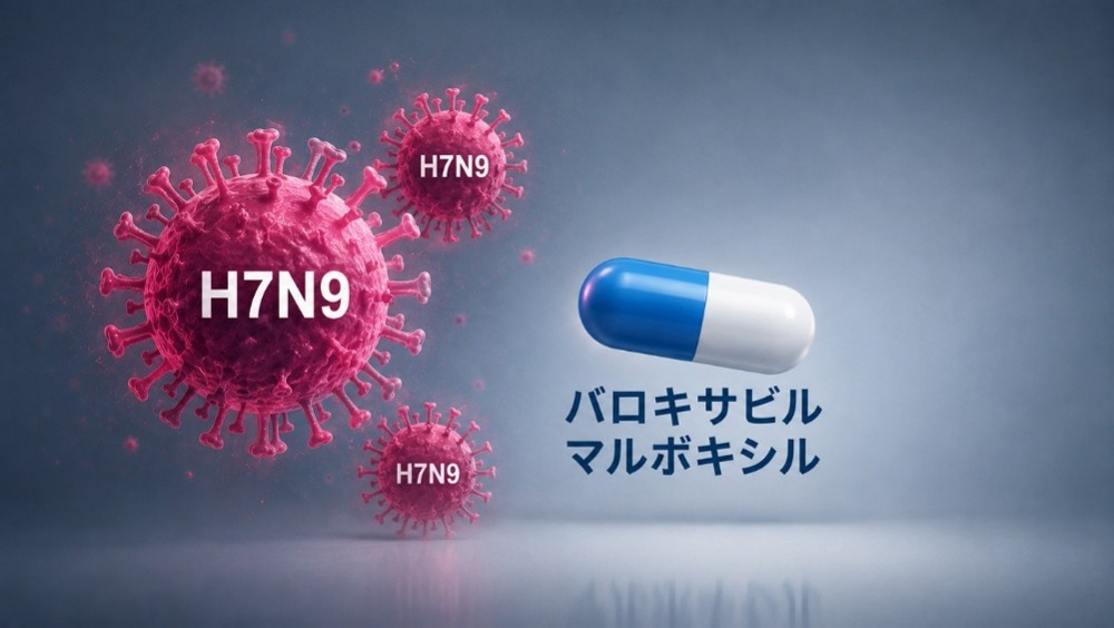 高病原性鳥インフルエンザA(H7N9)に対するバロキサビルの有効性と耐性関連変異を評価